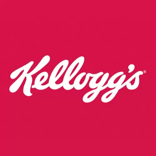 Kellogs logo using a script font