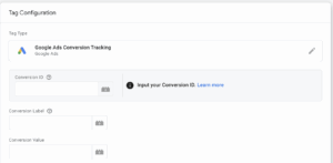Conversion ID GTM